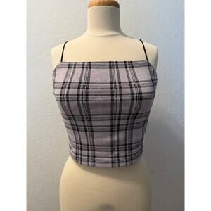 Plaid Crop Top